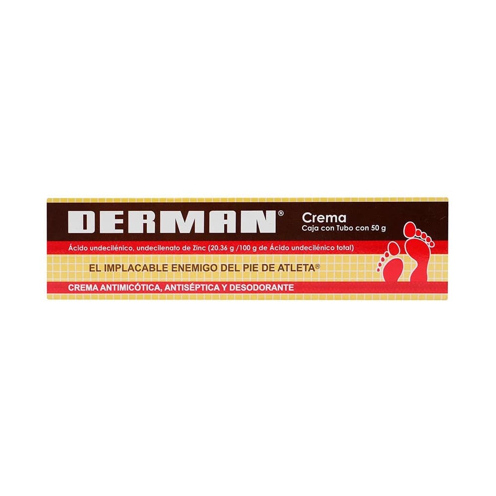 Derman Crema Tubo C/50 G. 20.36 G/100 G.