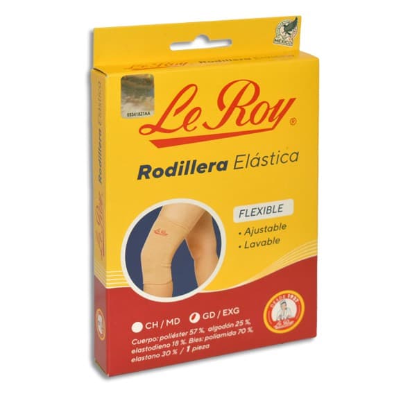 Rodillera Elástica Flexible (le Roy) T: Gd/exg. 40 A+42cm. C/1 Pza.