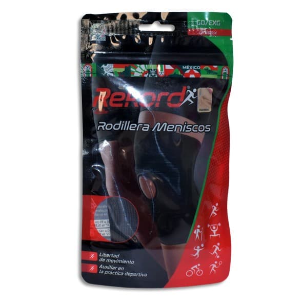 Rodillera Elast. Deportiva Meniscos "rekord" Unisex T: Gd/exg. 40-42cm. C/1 Pza.