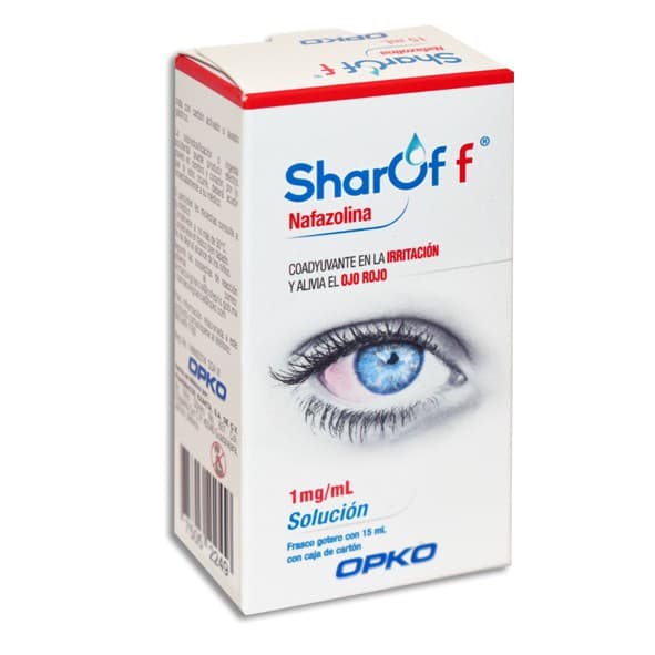 Sharoff Sol. Oftálmica Fco. Gotero 15 Ml. 1 Mg/1 Ml.