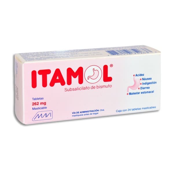 Itamol C/24 Tabs. Masticables 262 Mg.