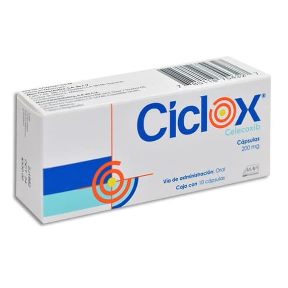 Ciclox C/10 Caps. 200 Mg.