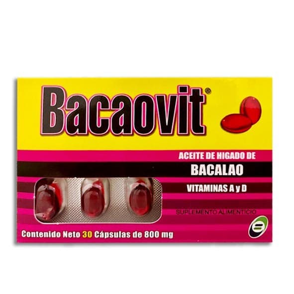 Bacaovit C/30 Caps. 800 Mg.
