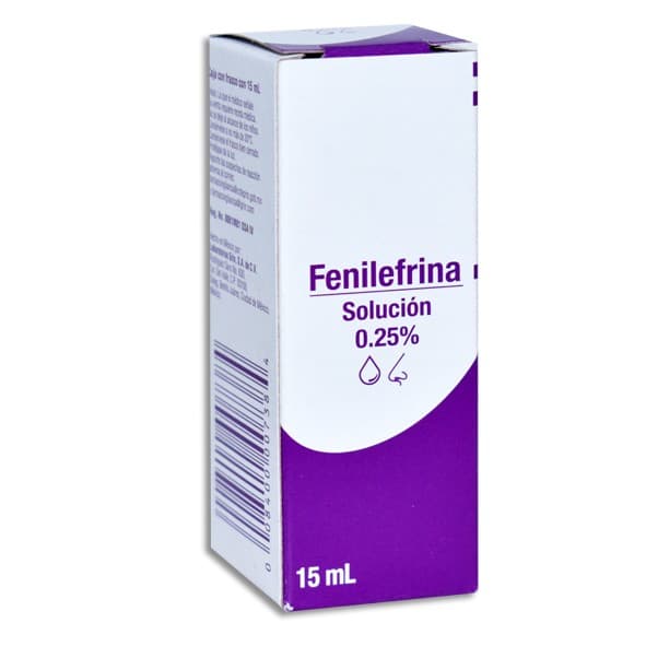 Fenilefrina (grin) Sol. Nasal 0.25% Fco. 15 Ml.