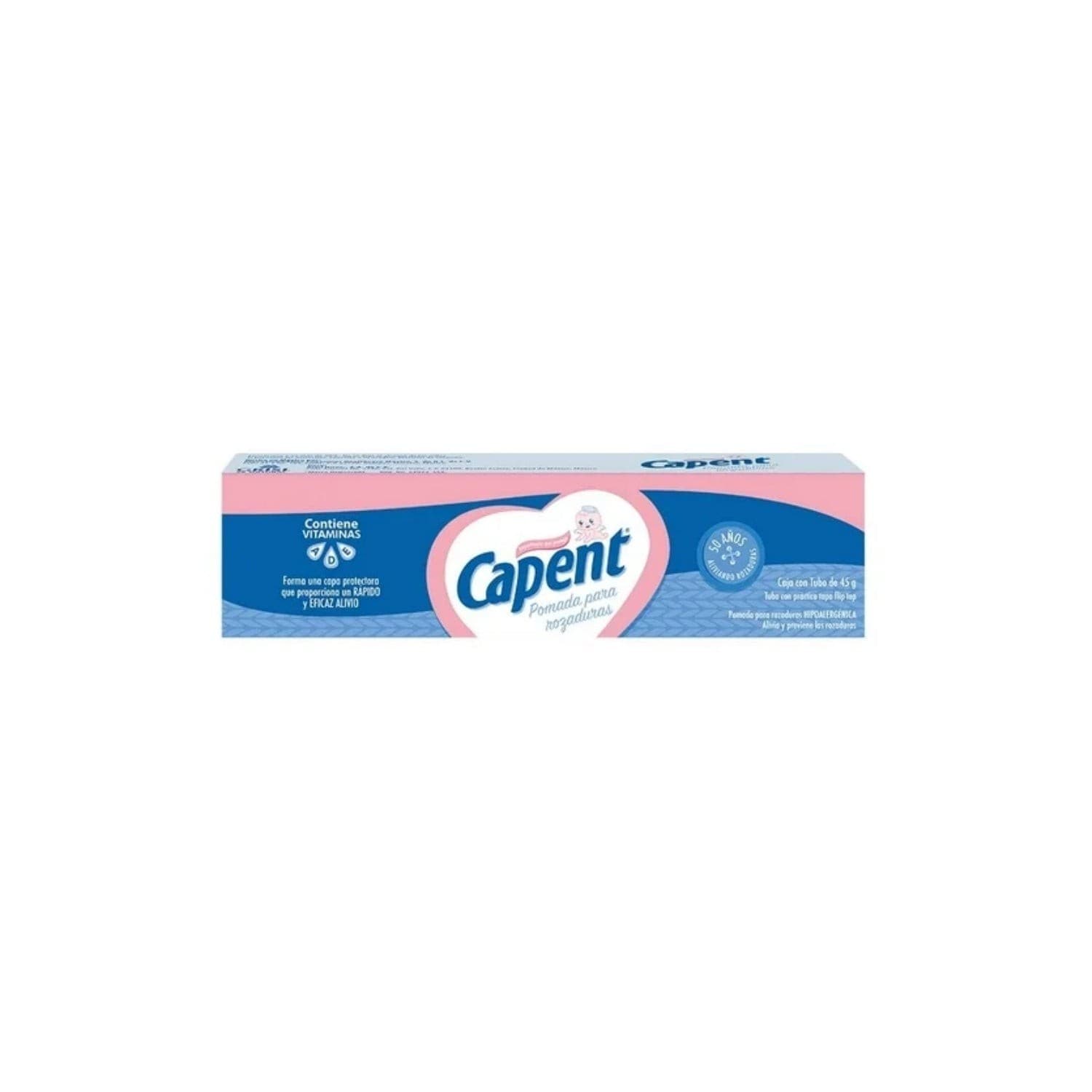 Capent Pomada Tubo C/ 45 G. 0.1-25 G/100 G.