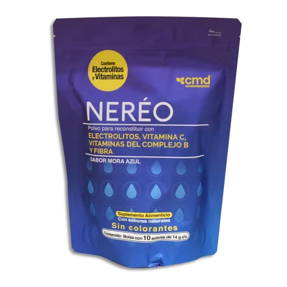 Neréo Sabor Mora Azul Bolsa C/10 Sobs. 14 G. 500 Ml.