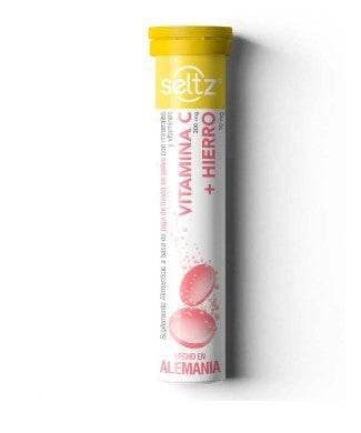 Vitamina C+hierro (seltz) C/20 Tabs. Efervs. Sab. Toronja 4.0 G.