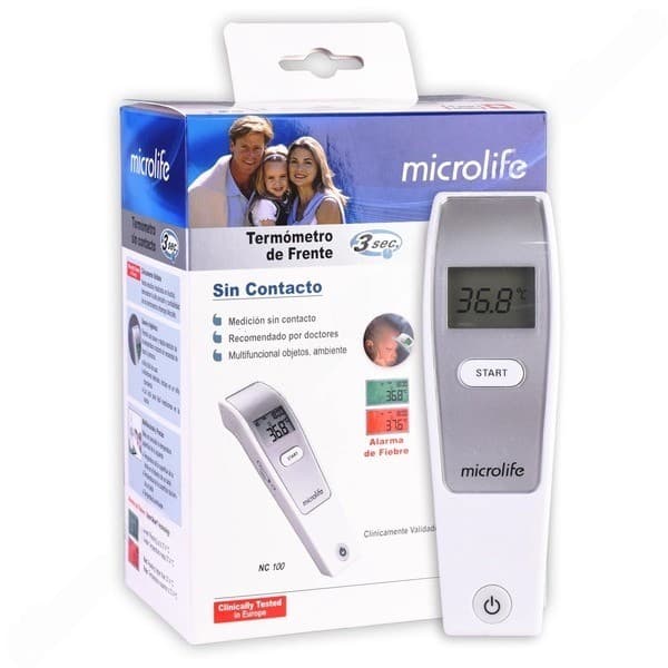 Termómetro de Frente Sin Contacto (microlife) Mod. Nc-100 Caja C/1 Pza.