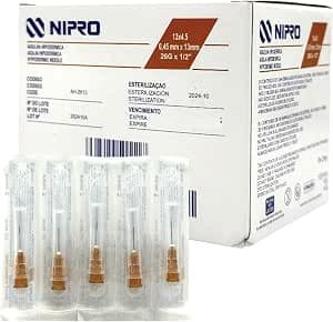 Aguja Hipodérmica (nipro) 26gx1/2"(13mm) Cja. C/100 Pzs.