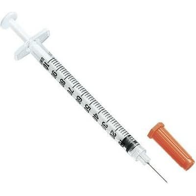 Jeringa 1ml. (nipro) Insulina C/aguja Integrada 29gx13mm. C/1 Pza.