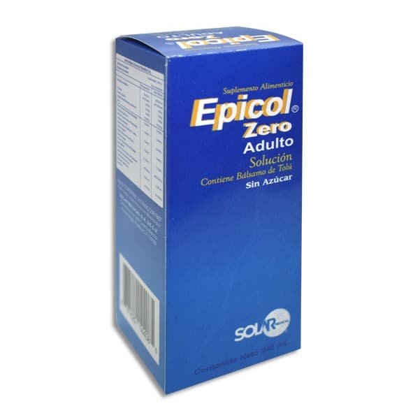 Epicol Zero Solución Adulto Sin Azúcar Fco. 240 Ml.