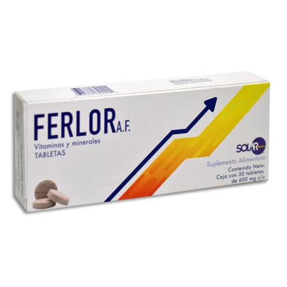 Ferlor A.f. C/30 Tabs. 600mg.