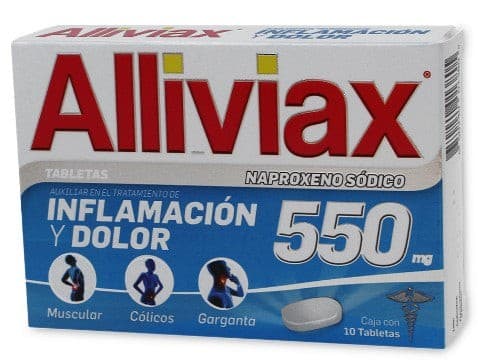 Alliviax C/10 Tabs. 550 Mg.