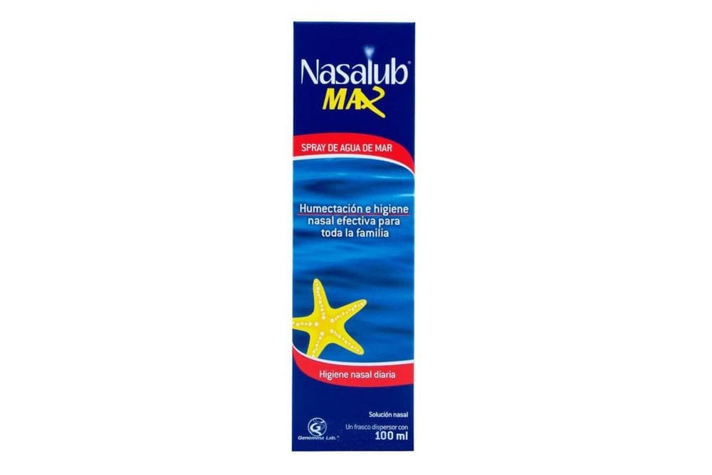 Nasalub Max Spray Agua de Mar Sol. Nasal Fco. 100 Ml.