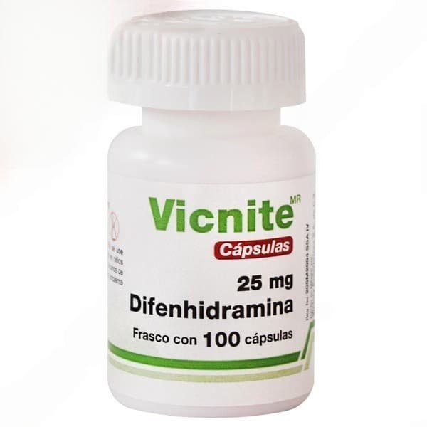 Vicnite C/100 Caps. 25 Mg.