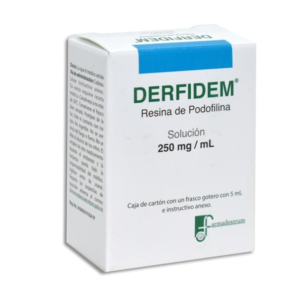 Derfidem Solución Fco. Gotero 5 Ml. 250 Mg/1 Ml.