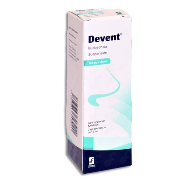 Devent Susp. Nasal P/inhalación Fco. 6 Ml. C/120 Dosis 64 Mcg.