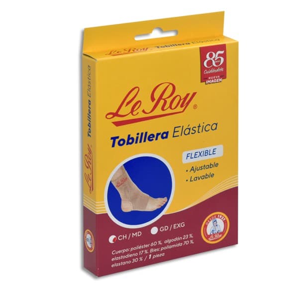 Tobillera Elástica (le Roy) T: Ch/med. 22-25cm. C/1 Pza.