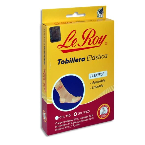 Tobillera Elástica (le Roy) T: Gde/exgde. 26-28cm. C/1 Pza.