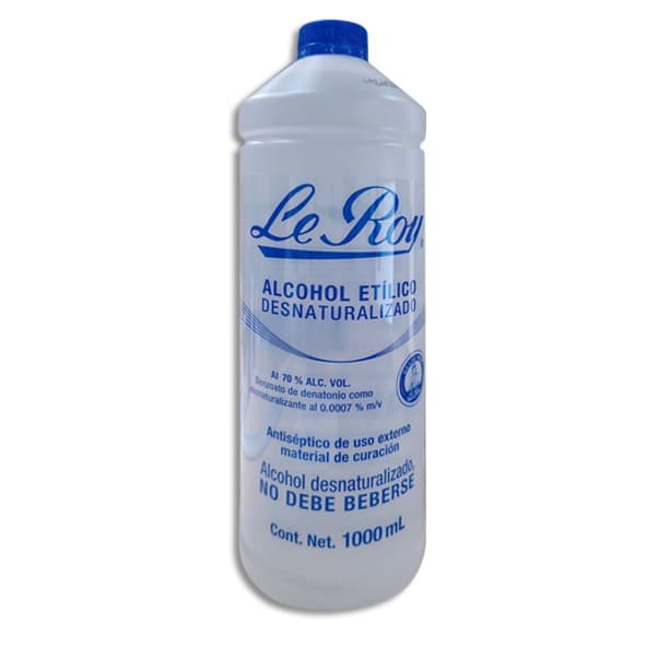 Alcohol Etílico Desnaturalizado (le Roy) 70° G.l. 1 L.