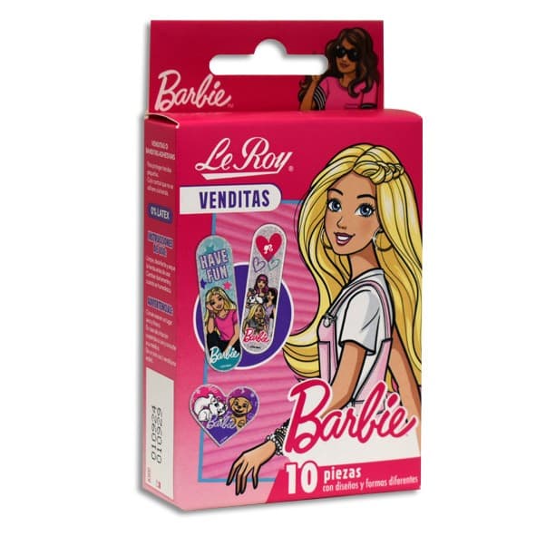 Venditas Adhesivas Multiformas "barbie" (le Roy) Cja. C/10 Pzs.
