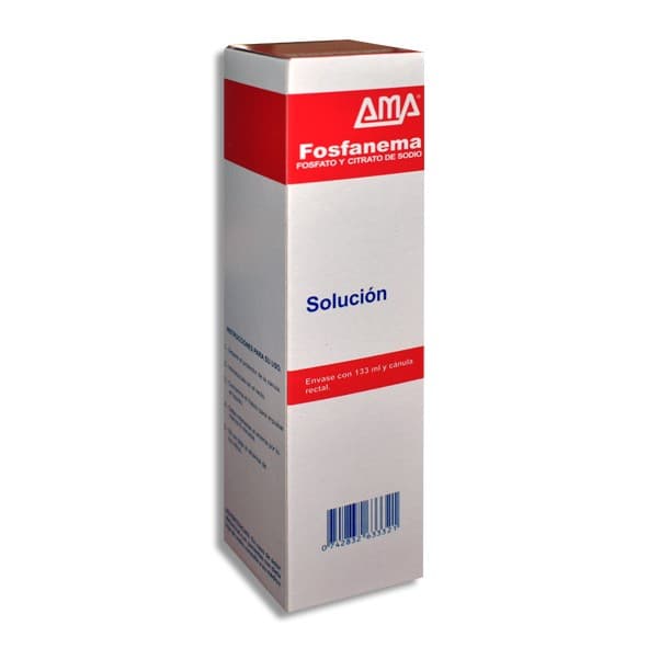 Fosfanema Sol. Envase C/cánula Rectal 133 Ml. 12-10 G/100 Ml.