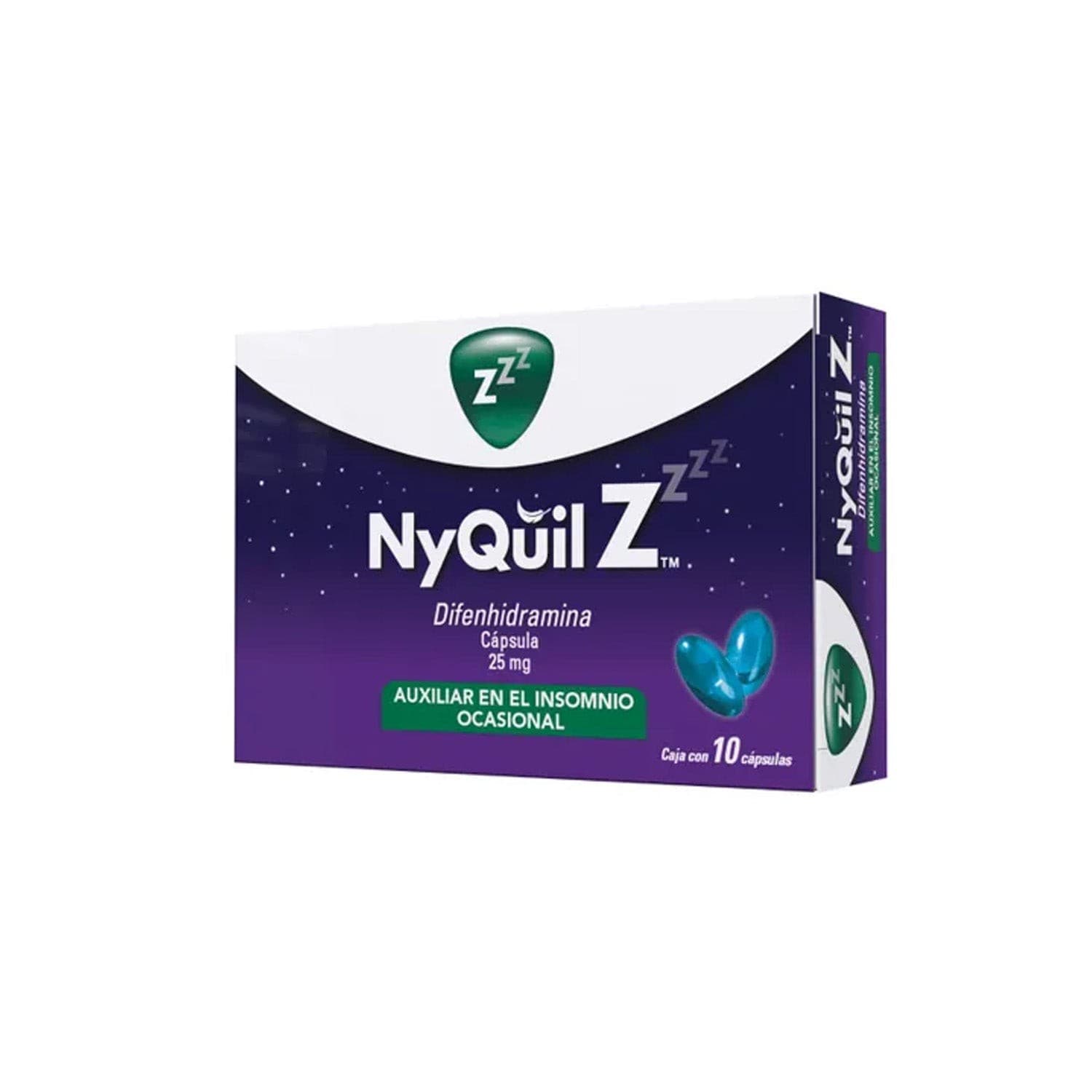 Nyquil Z C/10 Caps. 25 Mg.
