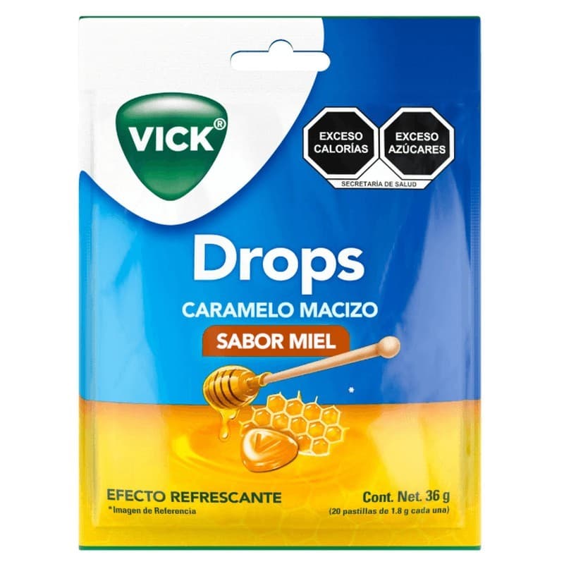Vick Drops Sab. Miel Sob. C/20 Pastillas 1.8 G.