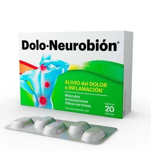 Dolo-neurobión "articulaciones" C/20 Tabs. 50/50/50/0.25 Mg.