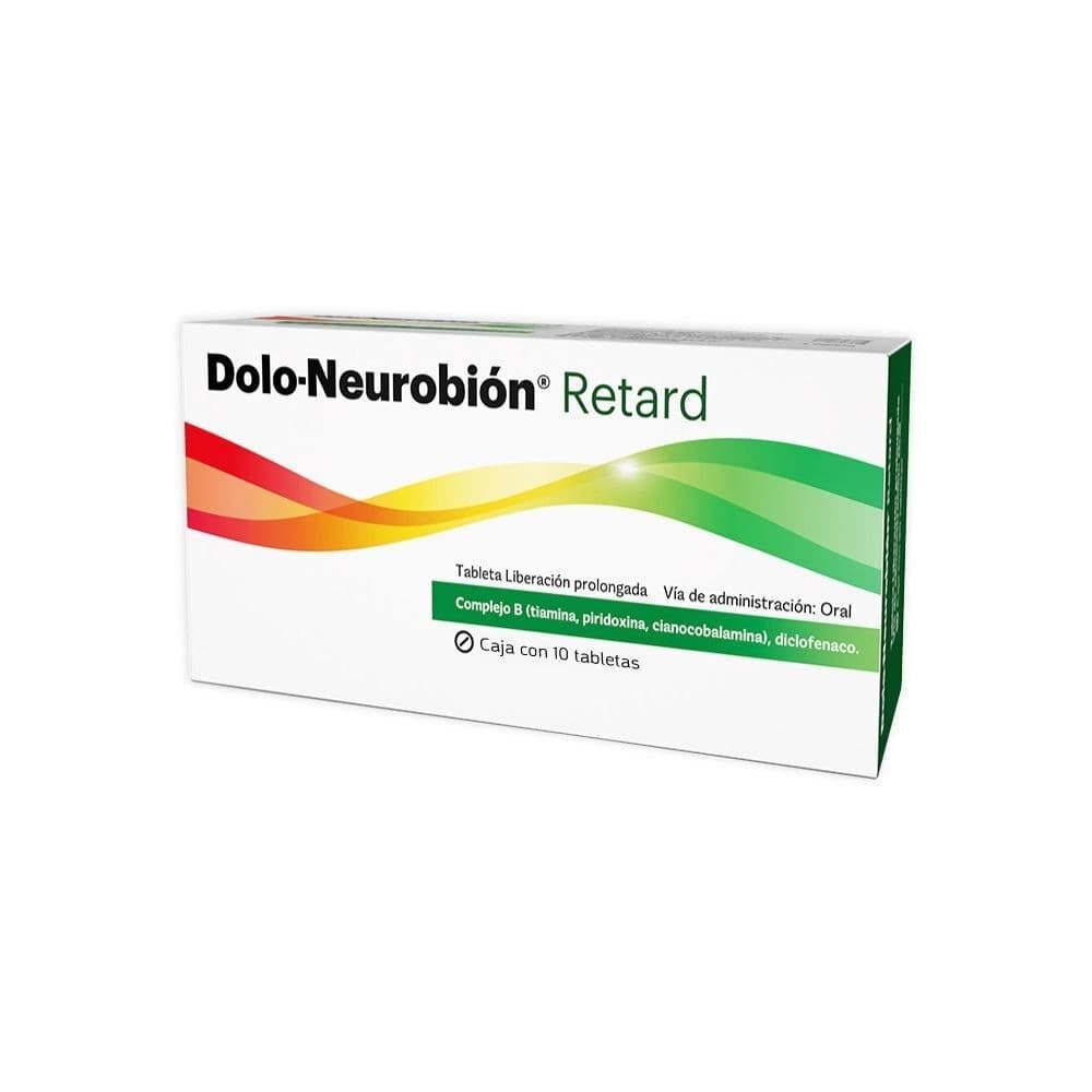 Dolo-neurobión Retard C/10 Tabs. L.p. 100/100/100/1 Mg.