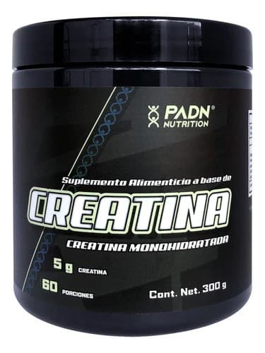 Creatina Monohidratada (padn) Polvo Sab. Natural Bote C/300 G.