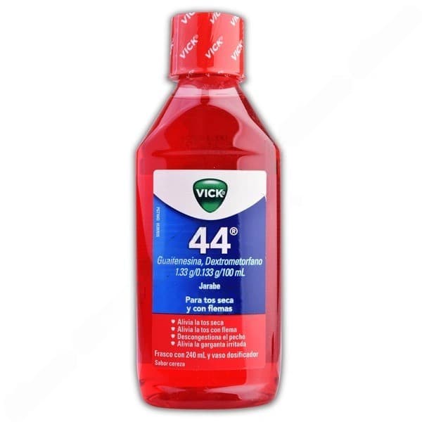 Vick 44 Jarabe Fco. 240 Ml. 1.33-0.133 G/100 Ml.