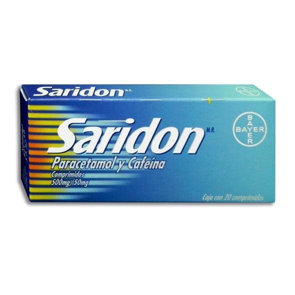Saridon C/20 Comps. 500/50 Mg.