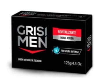 Jabón Grisi Men Revitalizante Doble Acción 125 G.