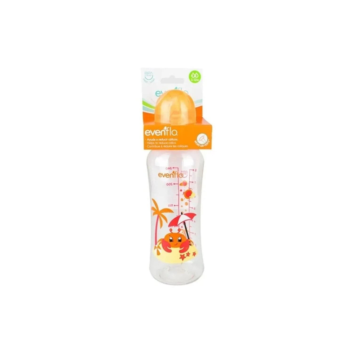 Biberón "sea Friends" C/mamila 8 Oz/240 Ml.
