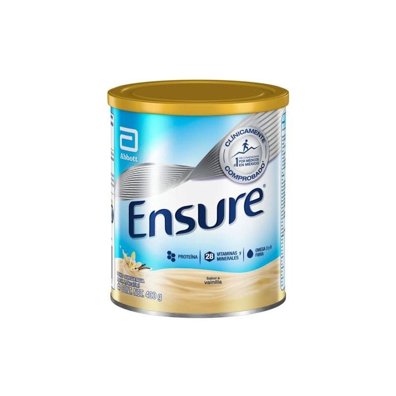 Ensure Polvo Sab. Vainilla. Lata 400 G. 1.0 Kcal/1ml.