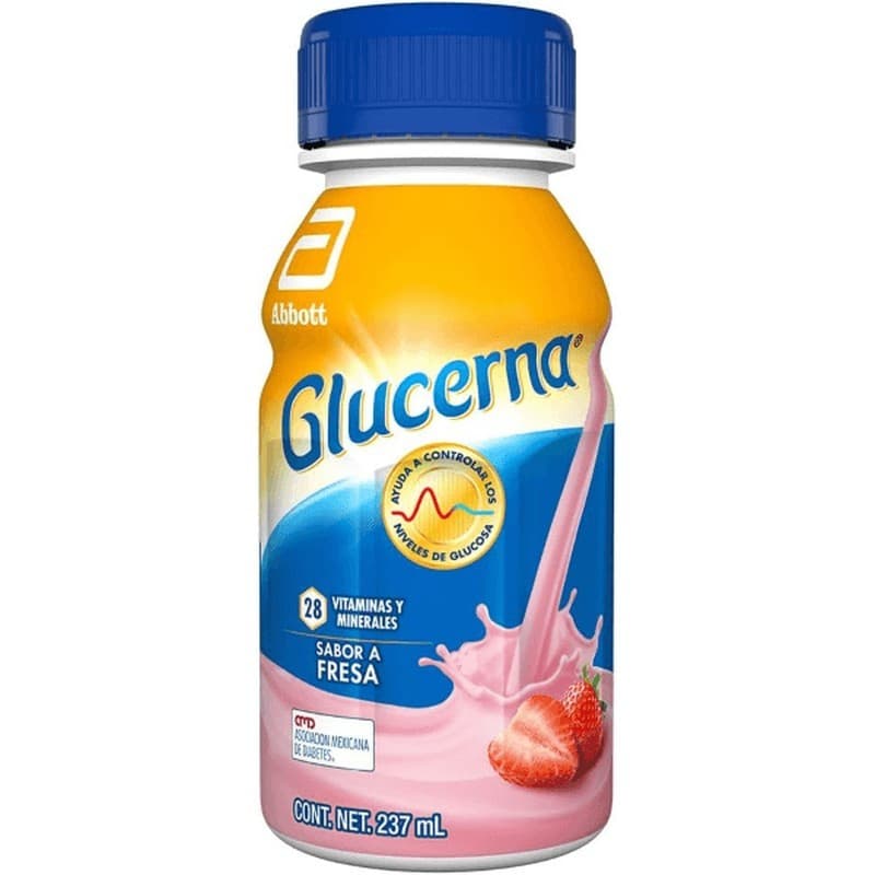 Glucerna C/fibra Susp. Oral Sab. Fresa 237 Ml. 1 Kcal.