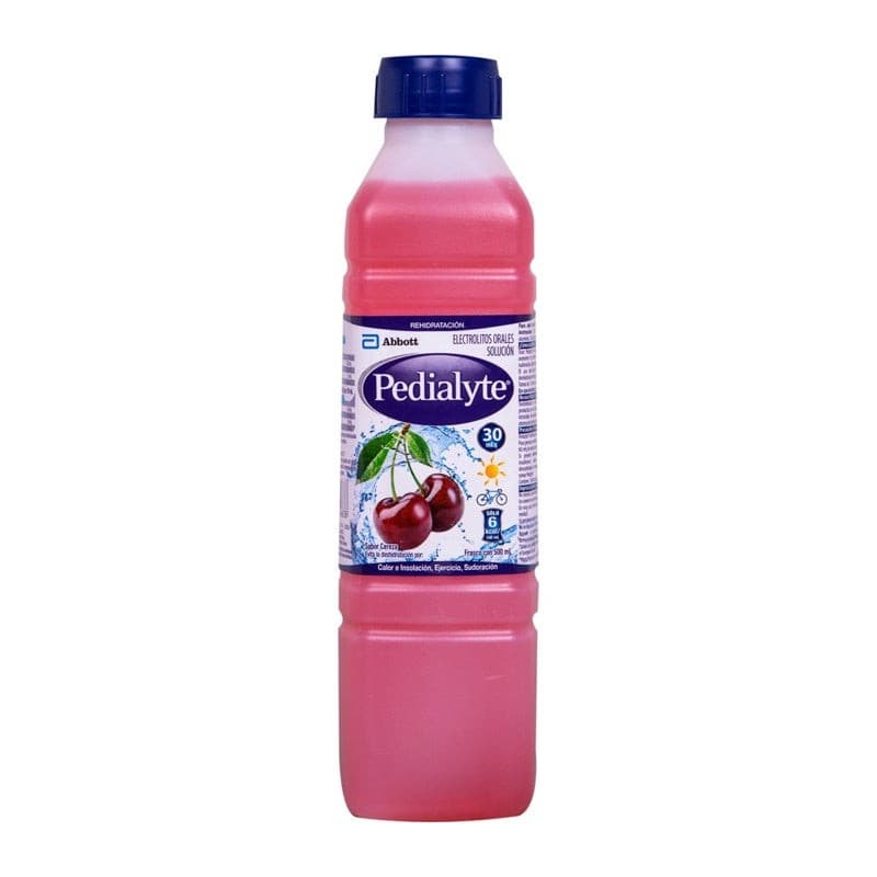 Pedialyte 30 Meq Solución Sabor Cereza Fco. 500 Ml.