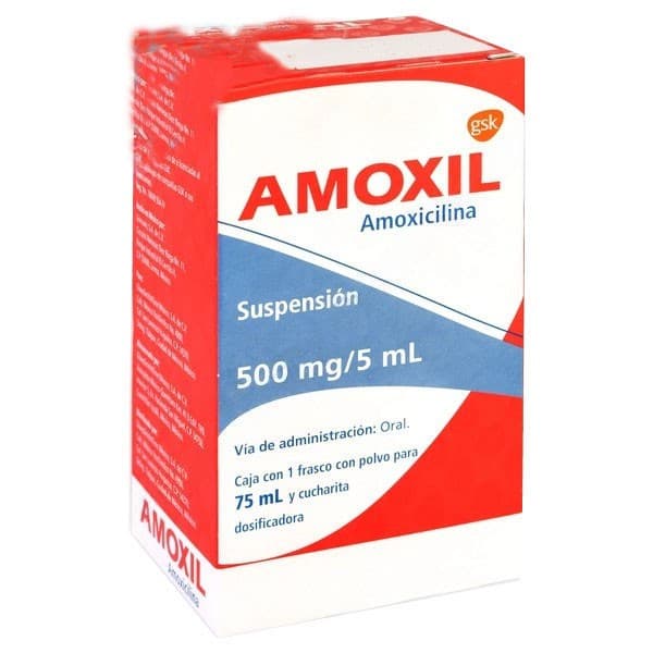 Amoxil Susp. Fco. 75 Ml. 500 Mg/5 Ml.