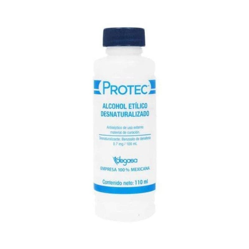 Alcohol Etílico Desnaturalizado (protec) 70% Fco. 110 Ml.