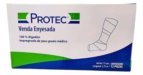 Venda Enyesada F.r. (protec) A: 15cm; L: 2.75mt. C/1 Pza.