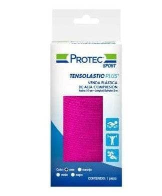 Protec Sport Venda Elástica A.c. A: 10cm. L: 5mt. C/1 Pza. (col. Rosa).