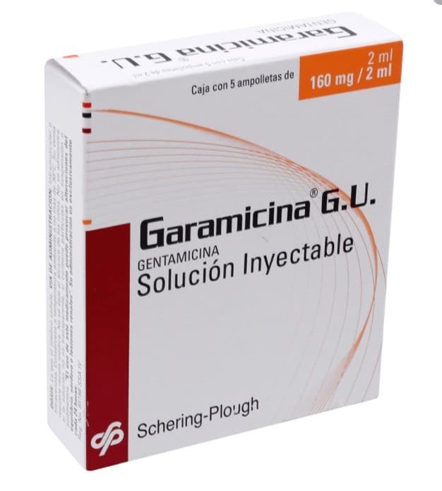 Garamicina G.u. Sol. Iny. C/5 Amptas. 160 Mg/2ml.