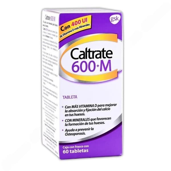 Caltrate 600+m C/60 Tabs. 600 Mg/400 Ui.