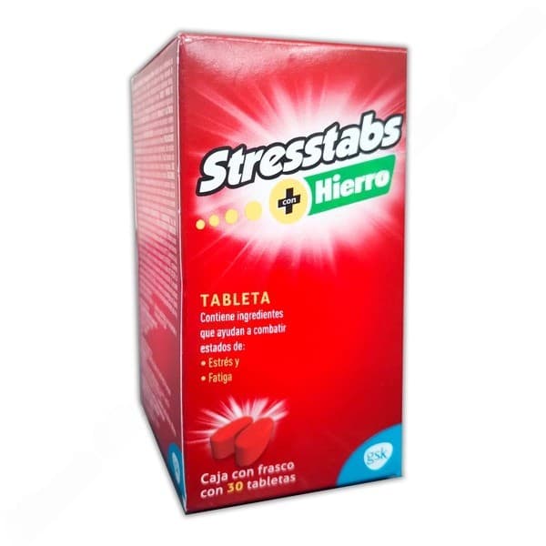 Stresstabs+hierro C/30 Tabletas.