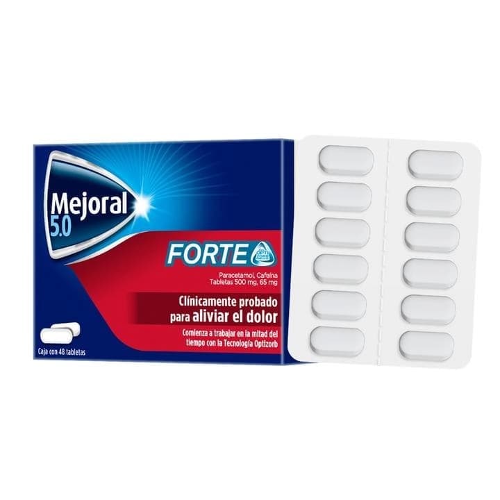 Mejoral Forte C/48 Tabs. 500/65 Mg.