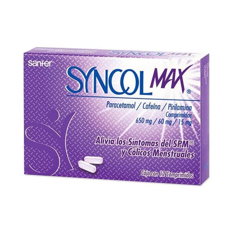 Syncol Max C/12 Comps. 650/60/15 Mg.