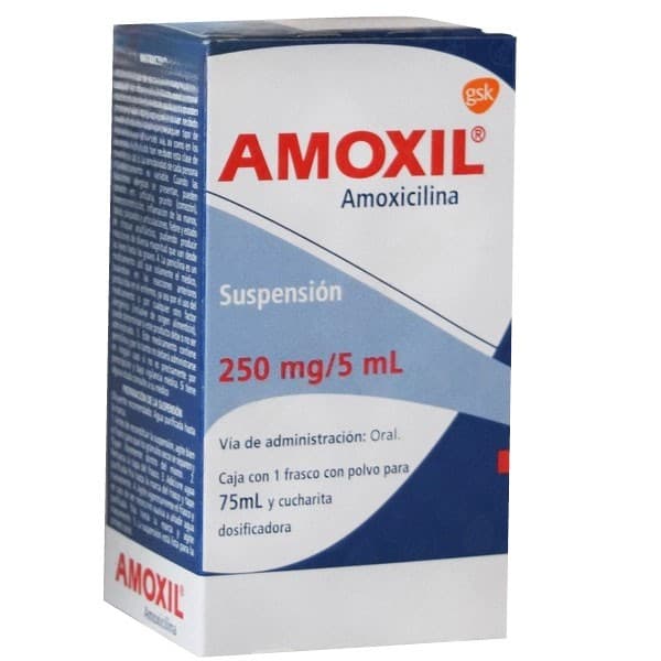 Amoxil Susp. Fco. 75 Ml. 250 Mg/5 Ml.