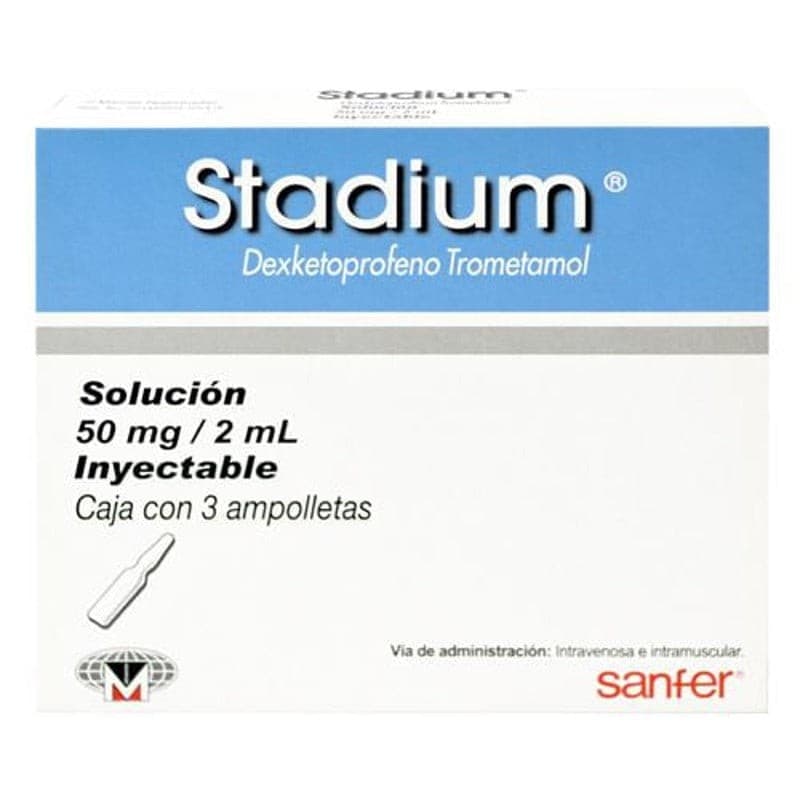 Stadium Sol. Iny. C/3 Amptas. 50 Mg/2 Ml.