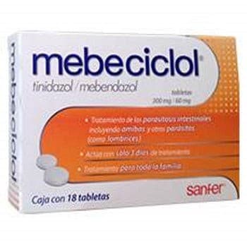Mebeciclol C/18 Tabs. 300/60 Mg.